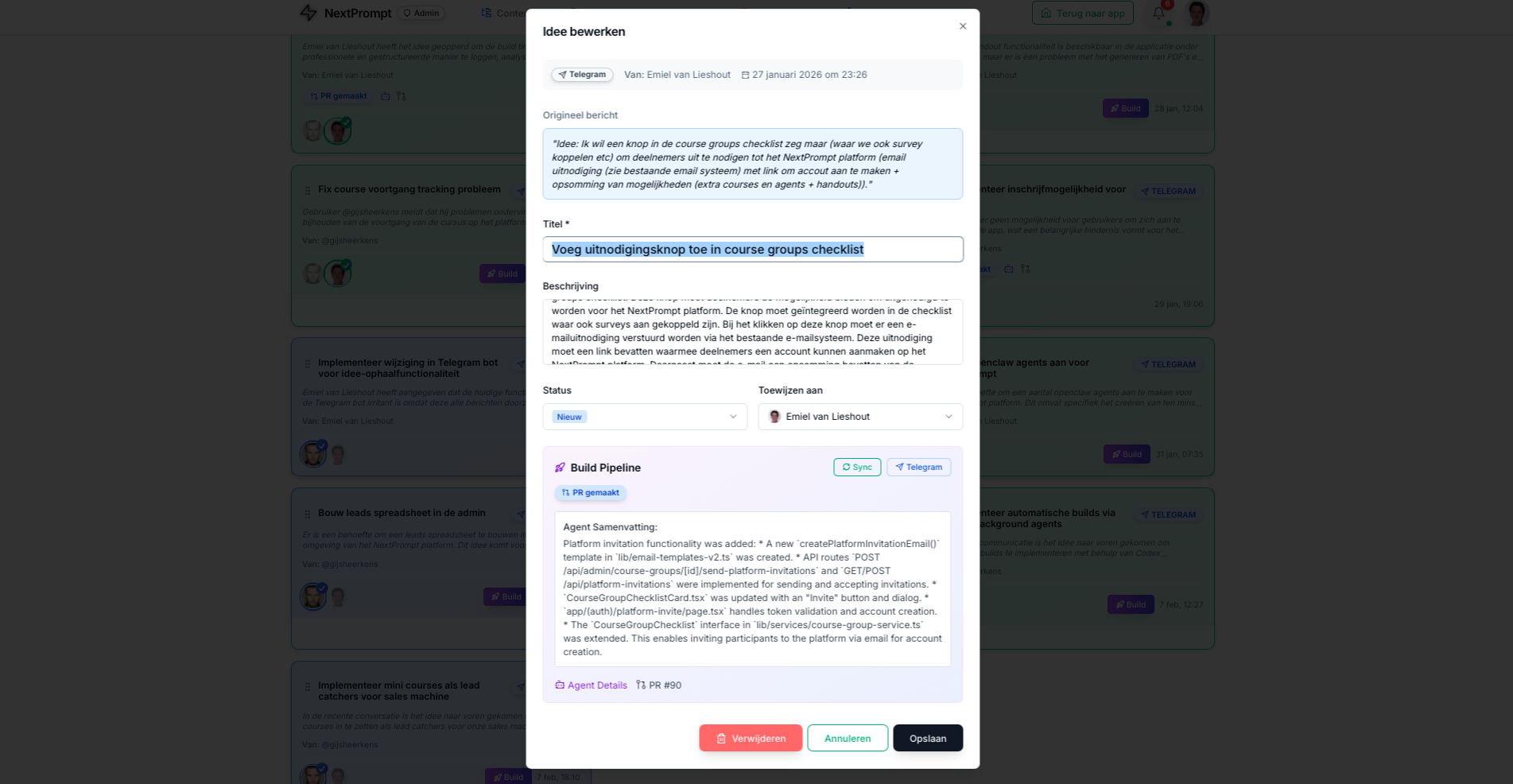 Samenwerking product + engineering