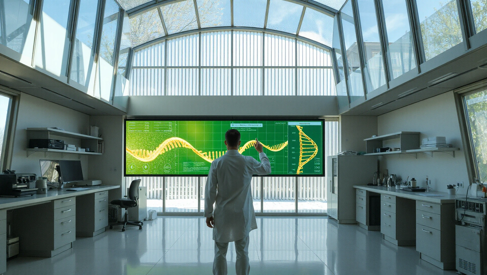Genetic researcher background
