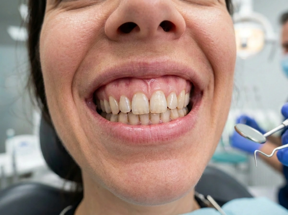 Consultation photo after the dentists preview