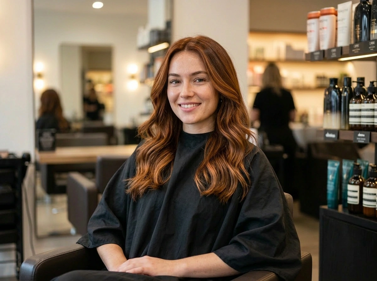 The same client with a new hairstyle preview